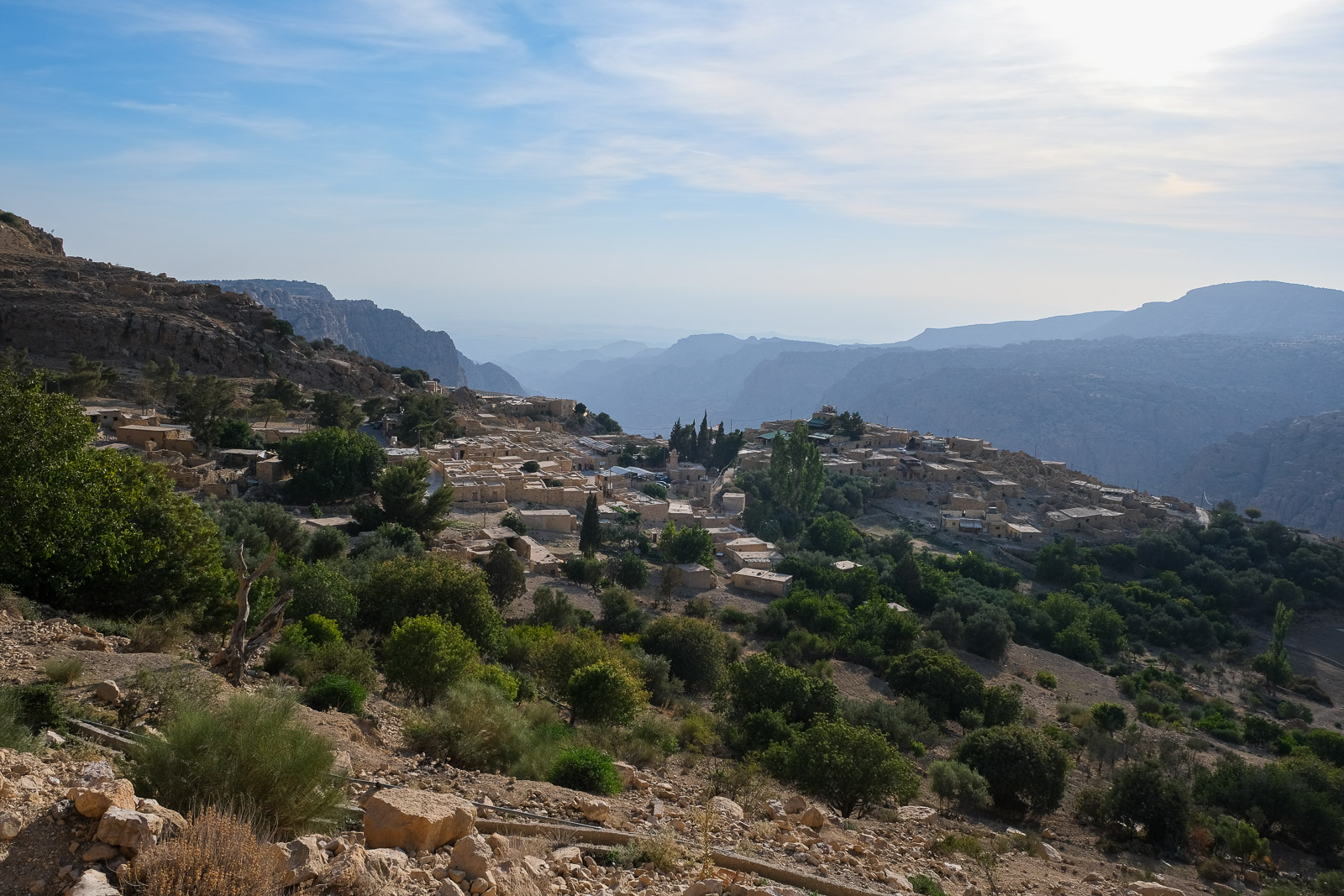 Dana Village from far