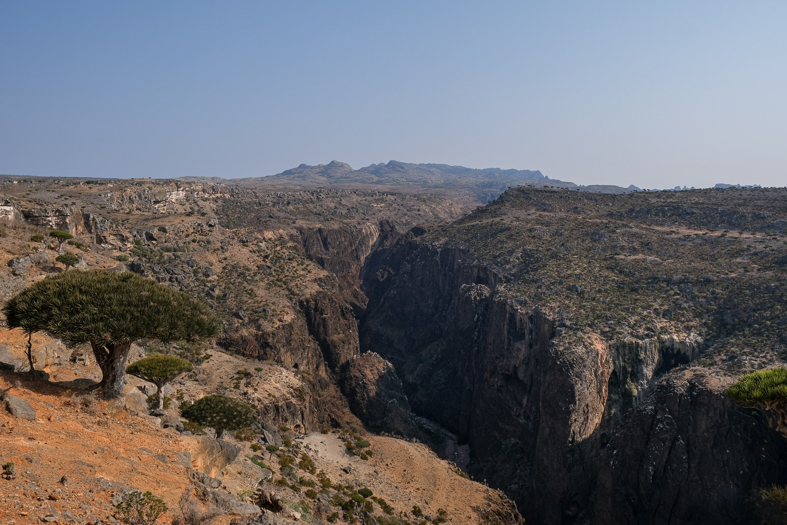 Diksam Plateau canyon=