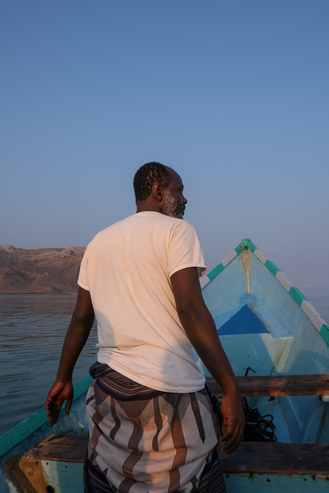 Faisal in boat=