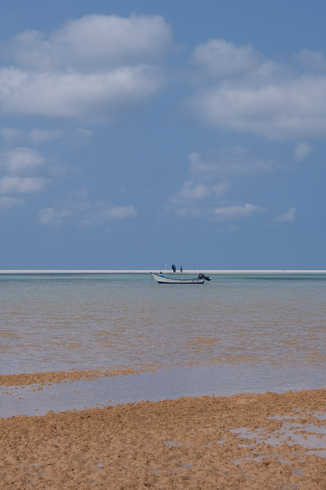Boat in lagoon=