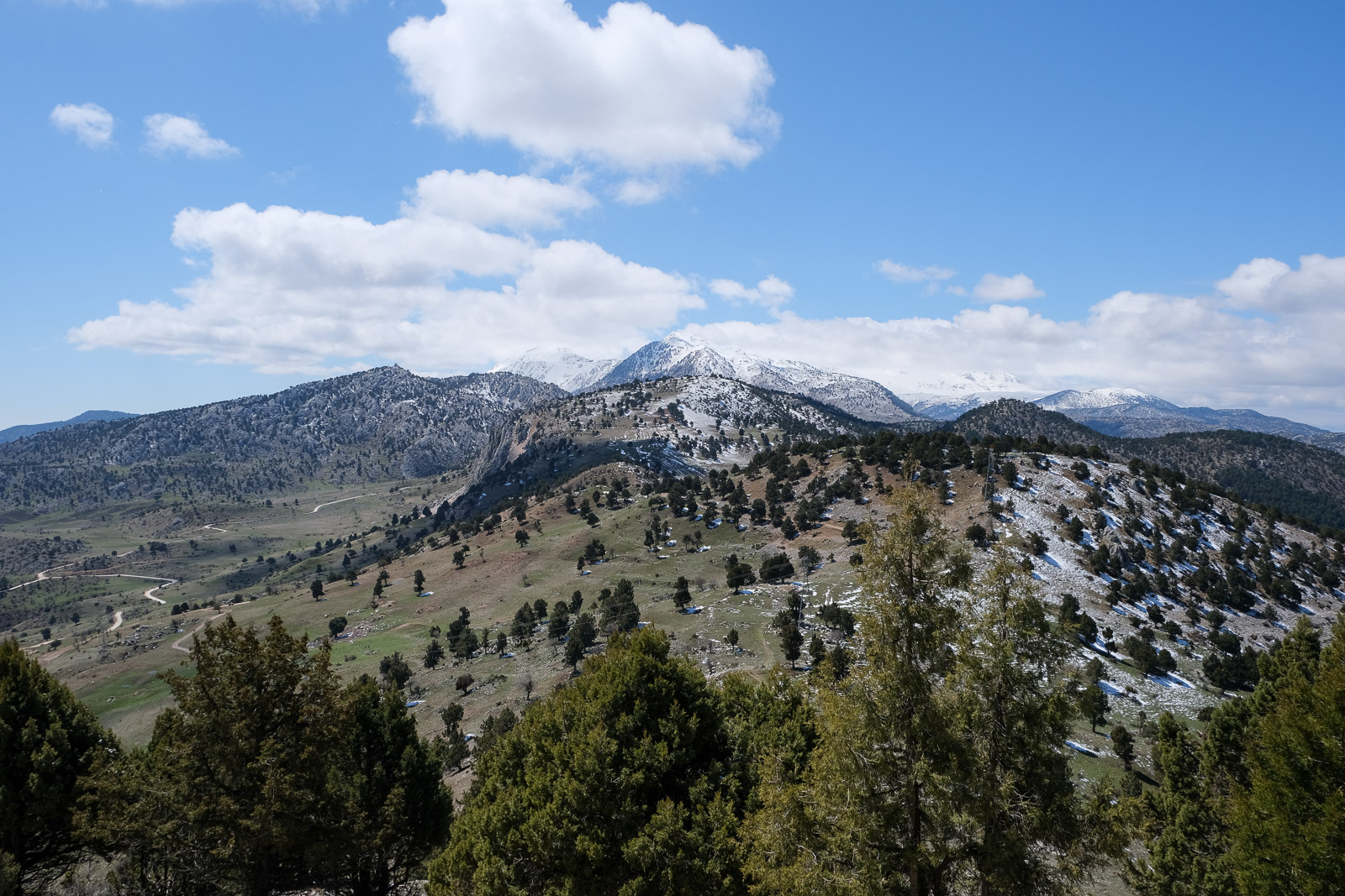 View of mountain landscape=